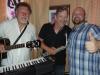 Great musicians Michael, Jason & Adam teamed up at Bourbon St.’s Open Mic.